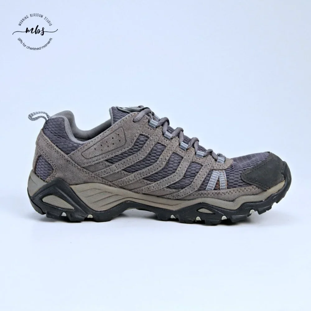 Columbia Armitage Lane‎ Waterproof Hiking Shoes Gray Blue Women 8.5